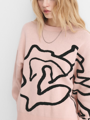 Pull&Bear Pulóver - rózsaszín