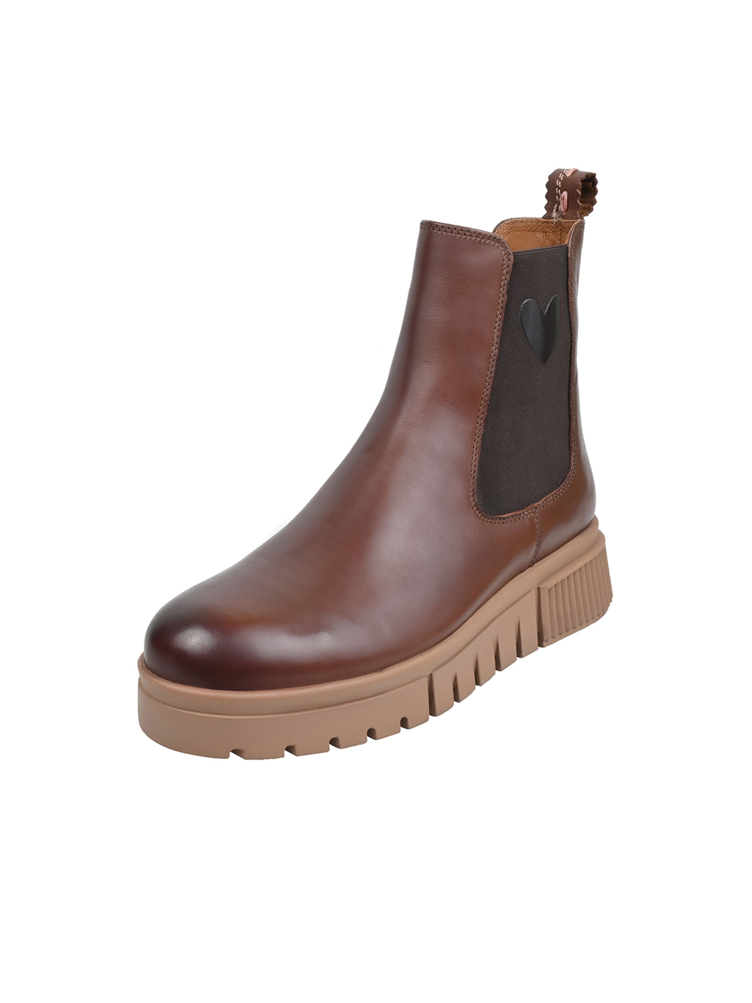 Crickit Chelsea Boot ' NAELLE ' in Braun: Vorderseite