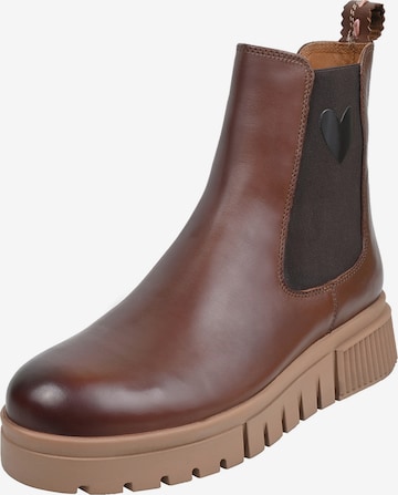 Crickit Chelsea Boot ' NAELLE ' in Braun: Vorderseite