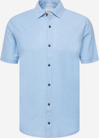 OLYMP - Camisa em azul: frente