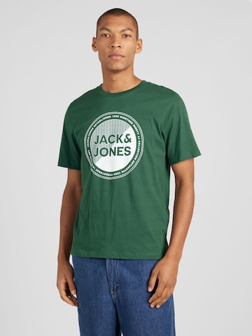 JACK & JONES Футболка 'LOYD' в Зеленый: спереди