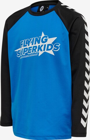 Hummel Shirt 'FLYING CHAMPION' in Blauw