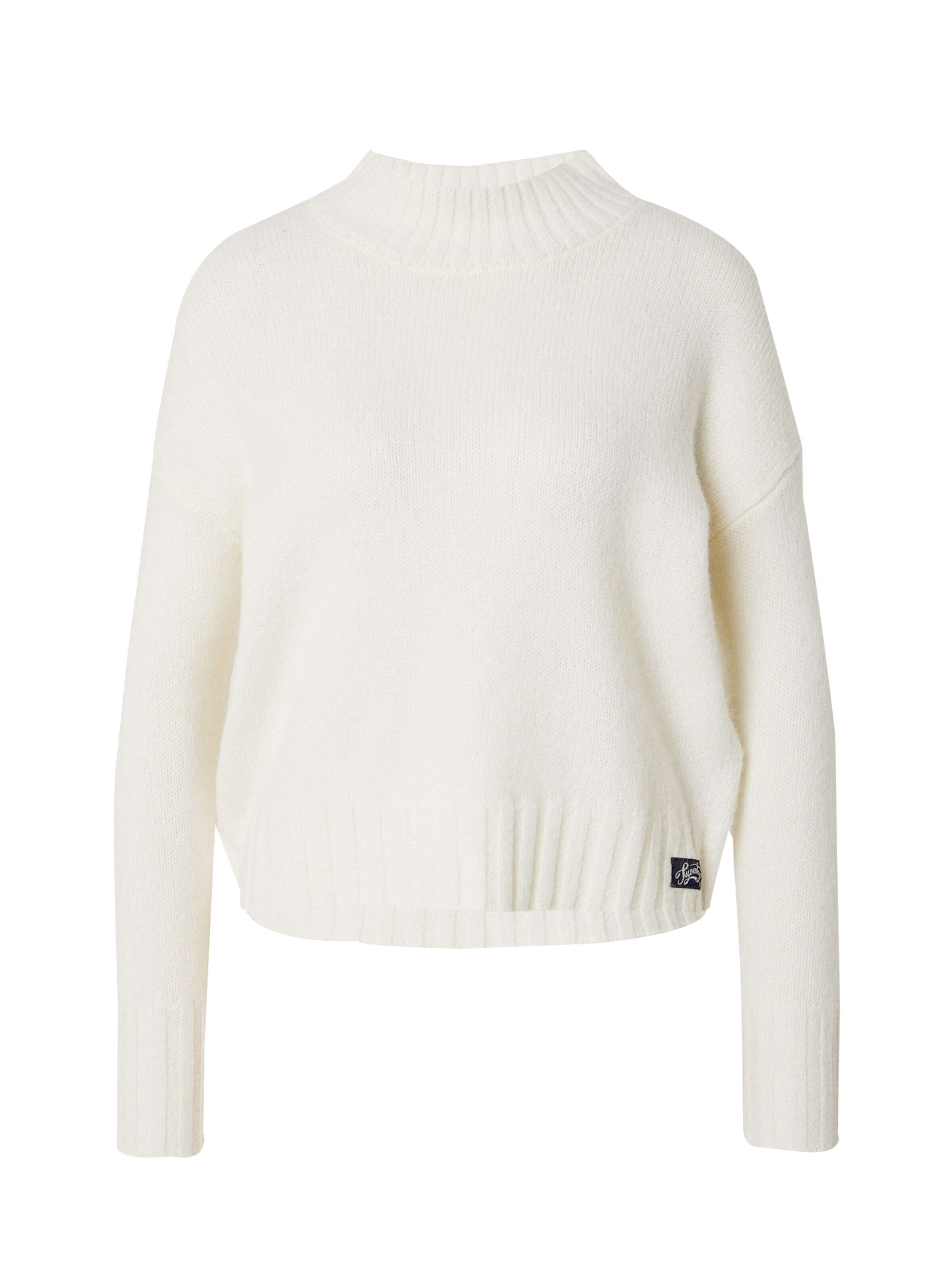 Superdry & Co Džemperis 'ESSENTIAL' pieejams XS, krāsa - melns / balts, Preces skats