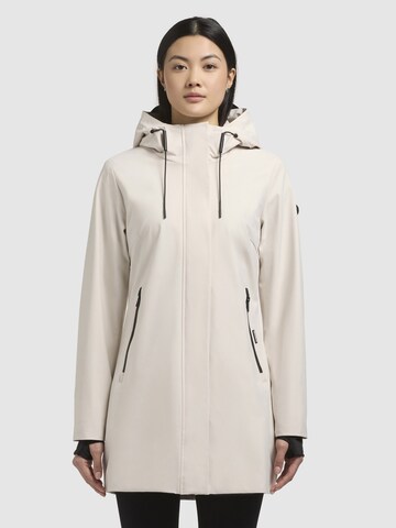 Manteau fonctionnel 'Izaf3' khujo en blanc : devant