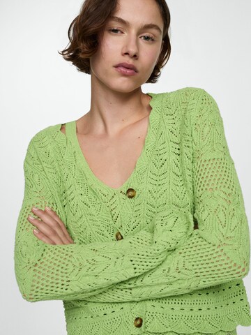 Cardigan 'SITO' MANGO en vert