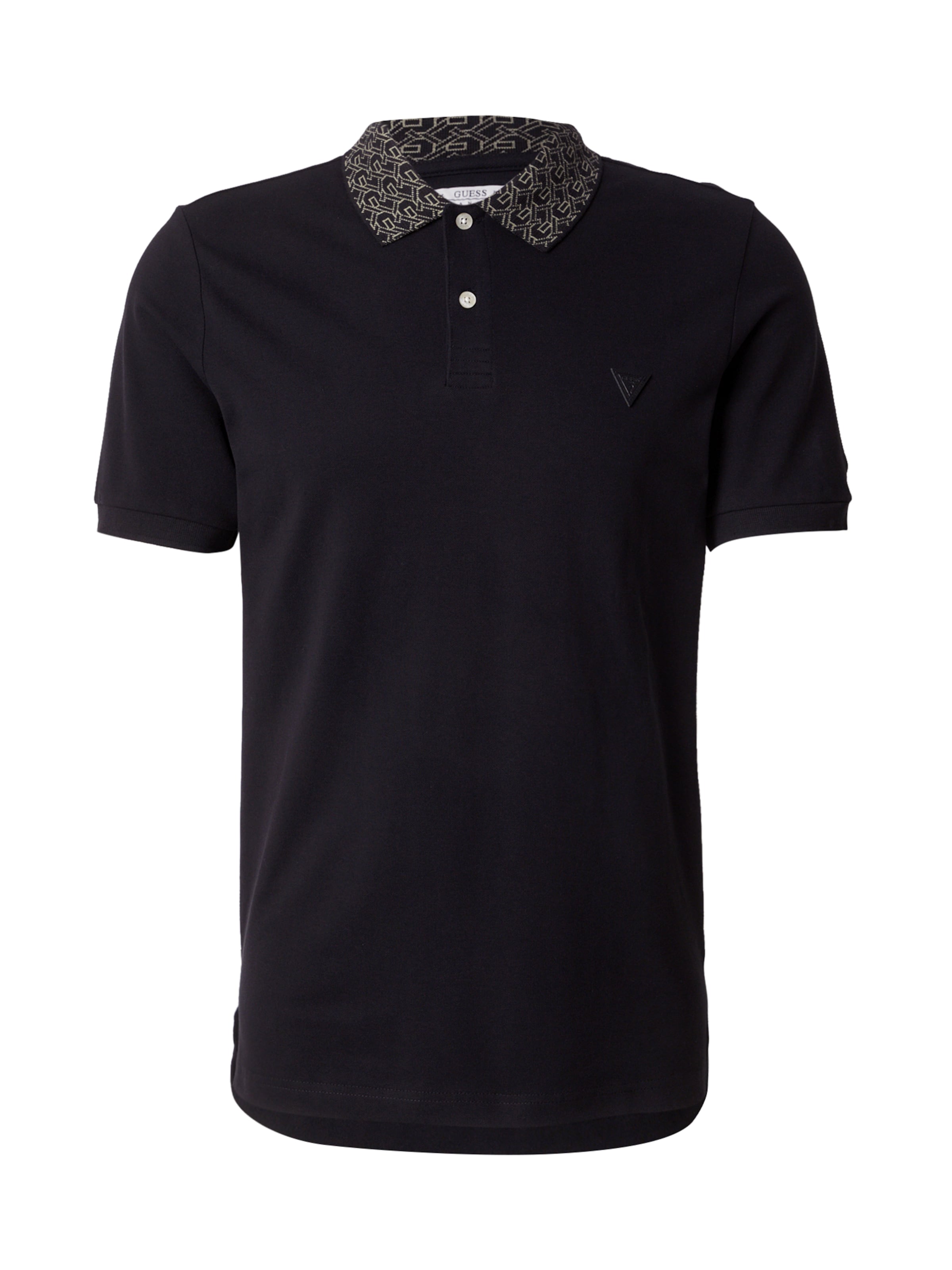 GUESS Poloshirt 'Lyle' in Schwarz: Vorderseite