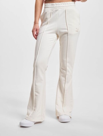 évasé Pantalon 'Classics' PUMA en blanc