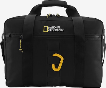 National Geographic Document Bag 'EXPLORER III' in Black: front