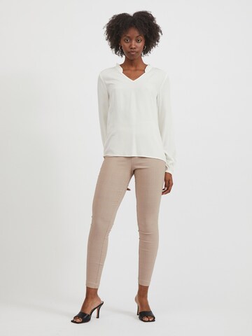 VILA Skinny Leggings 'Laura Lou' - bézs