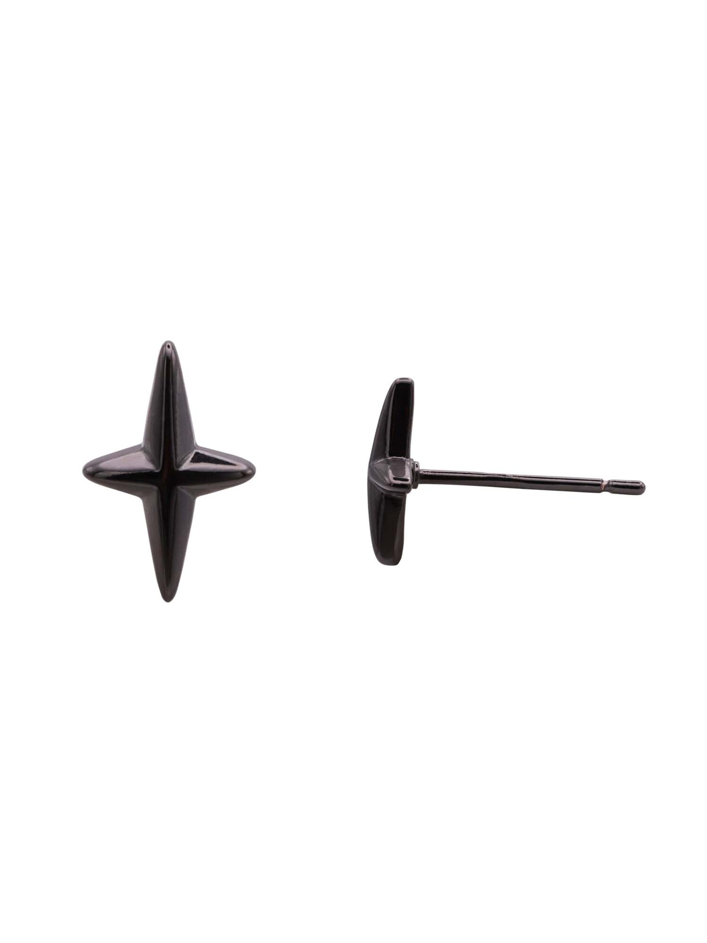 Boucles d'oreilles 'Larry' Heideman en noir