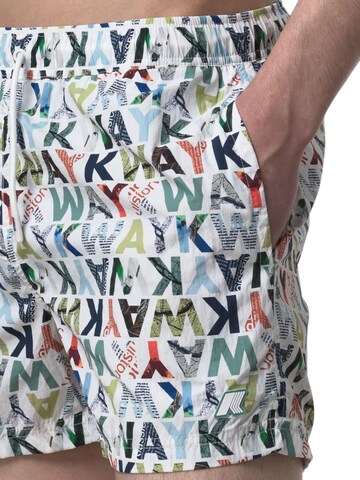 Shorts de bain K-Way en mélange de couleurs