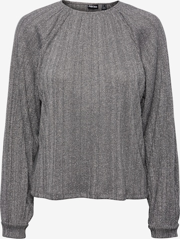 PIECES Blouse 'Dalilah' in Grey: front