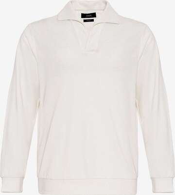 Sweat-shirt Antioch en beige : devant