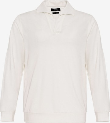 Sweat-shirt Antioch en beige : devant