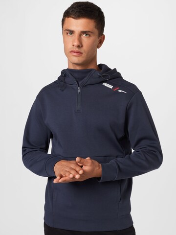 PUMA - Sweatshirt de desporto em azul: frente