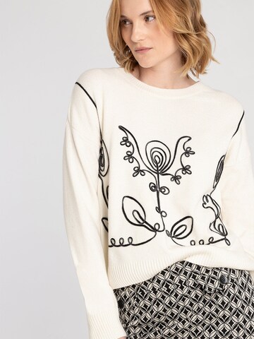 MORE & MORE Sweter w kolorze beżowy