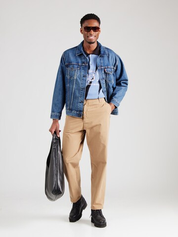 Carhartt WIP Loose fit Chino Pants 'Calder' in Beige