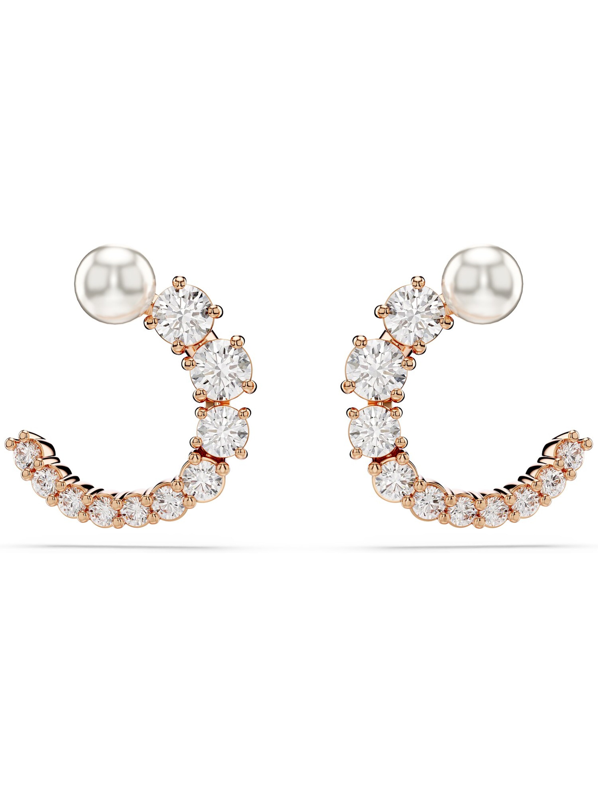 Swarovski Creolen in Pink