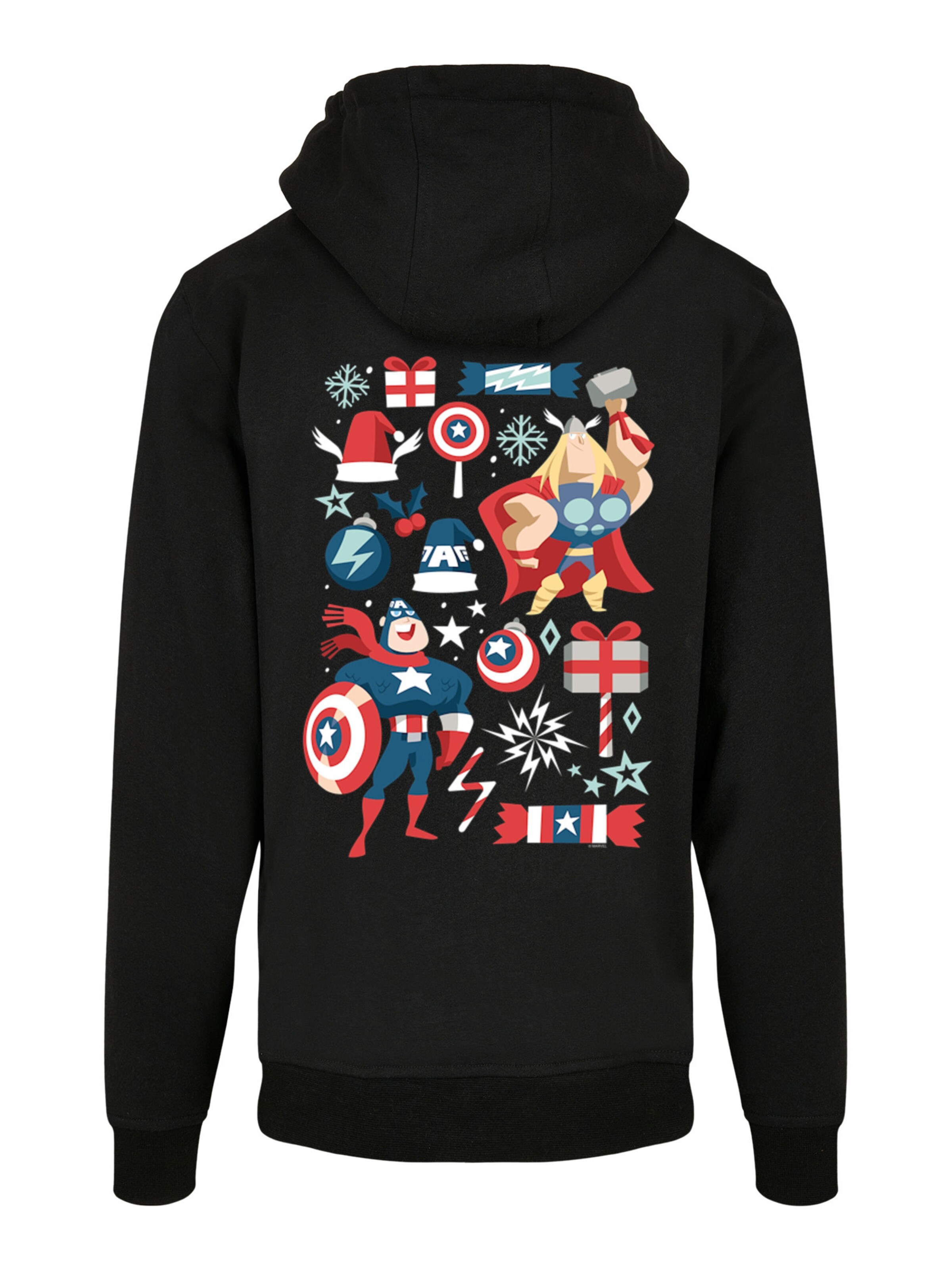 F4NT4STIC Sweatshirt in Zwart