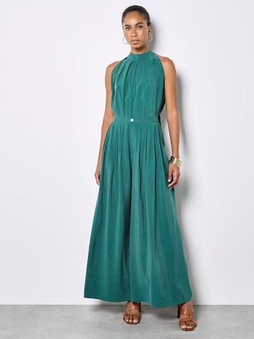 Wide Leg Pantalon Apricot en bleu : devant