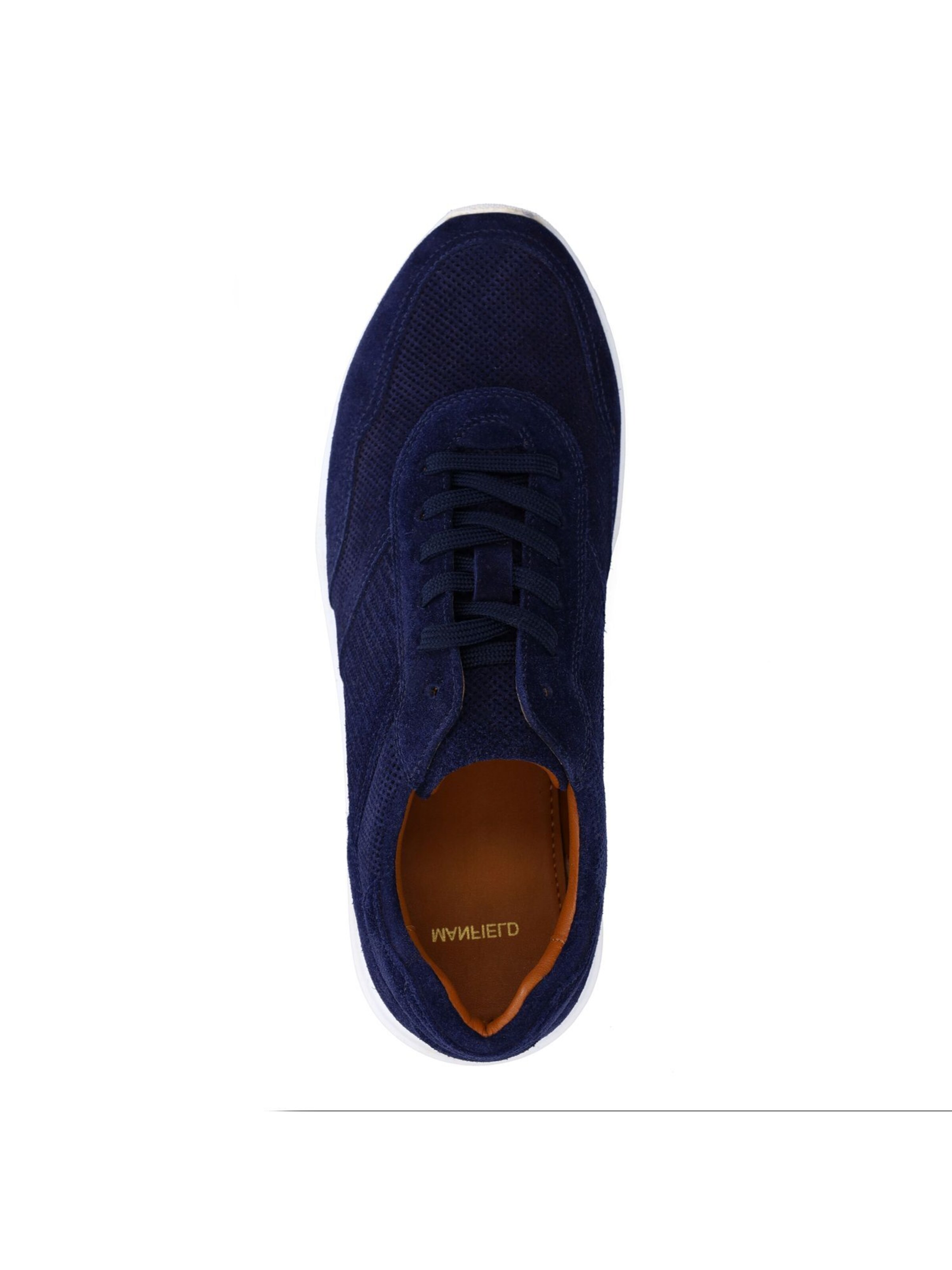 Baskets basses MANFIELD en bleu