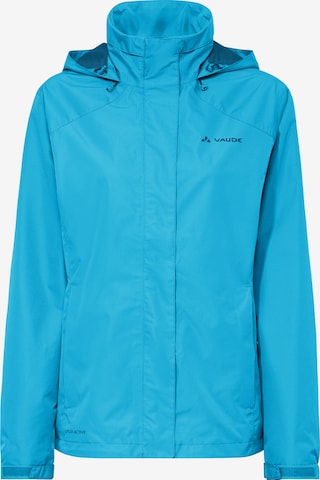 VAUDE Outdoorjas 'Escape ' in Blauw: voorkant