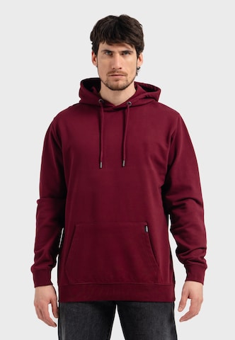 Oldskull Sweatshirt 'Plain Basic' in Rood: voorkant