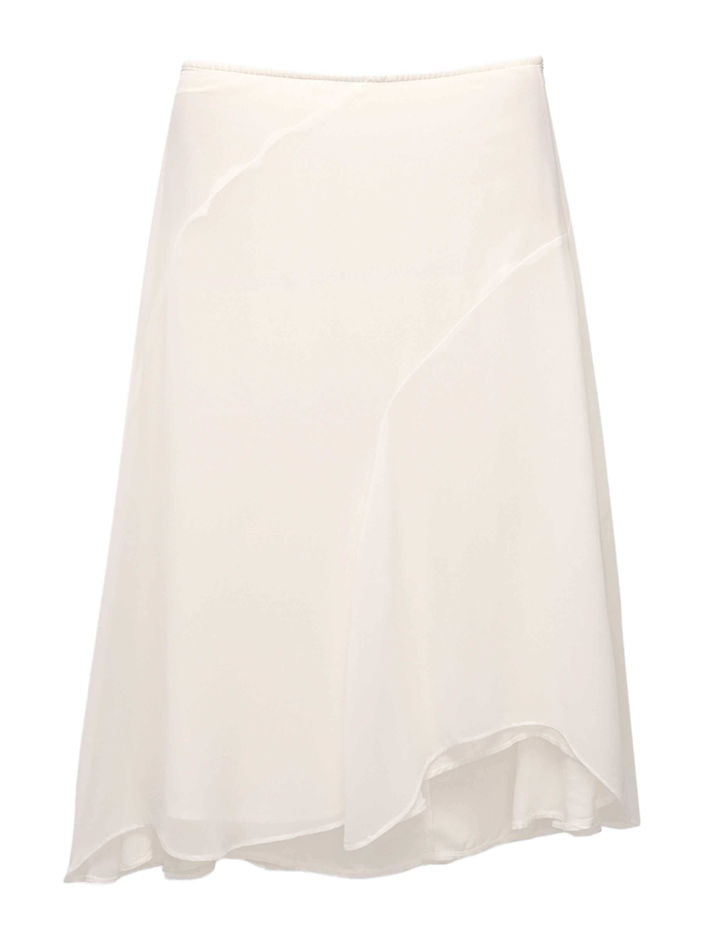 Fustă de la Pull&Bear pe bej: față