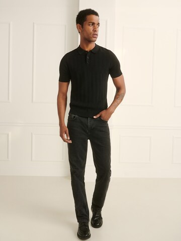 Guido Maria Kretschmer Men Shirt 'Nico' in Black