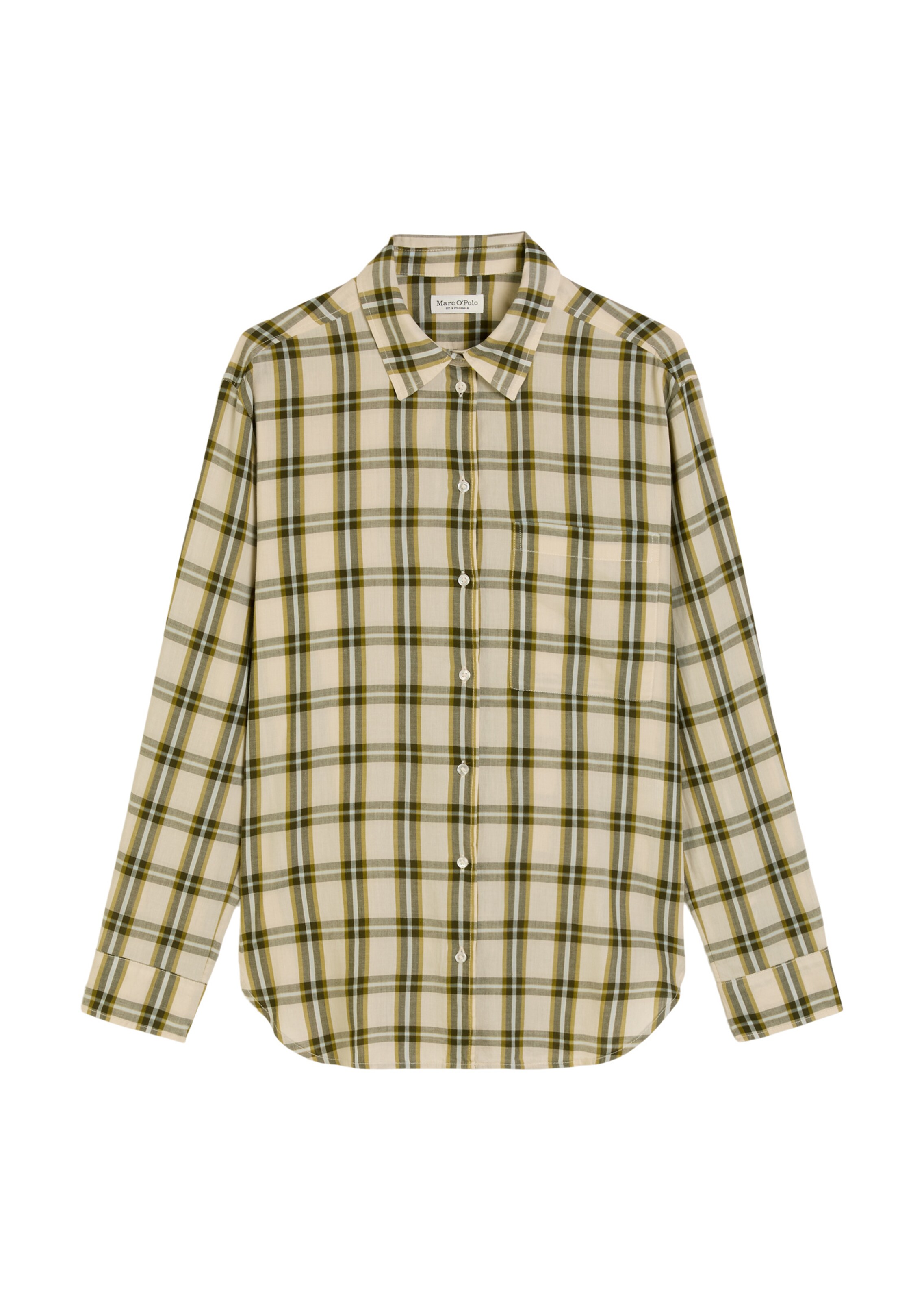 Marc O'Polo Blouse in Beige: voorkant