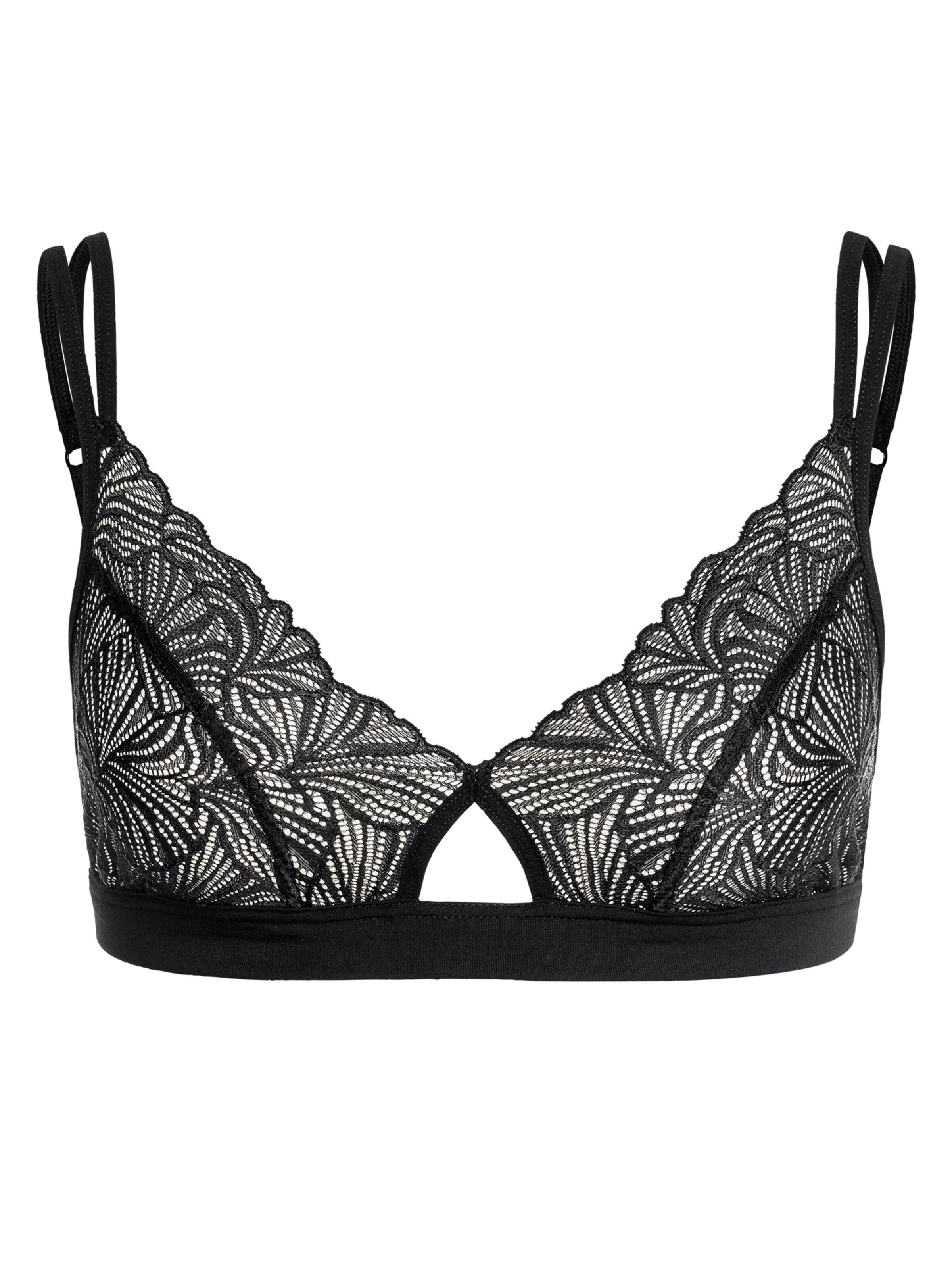 Bustier Soutien-gorge Erlich Textil en noir : devant