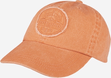 Hatland Cap 'Ymir' in Orange: Vorderseite