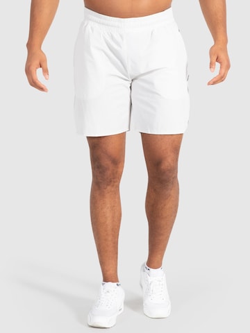 Smilodox Regular Workout Pants 'Sydney' in White: front