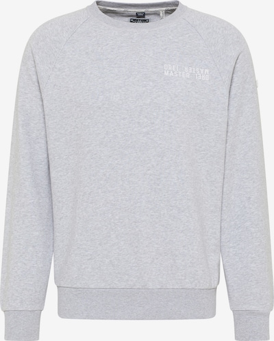 DreiMaster Maritim Sweat-shirt 'Bridgeport' en gris clair / blanc, Vue avec produit