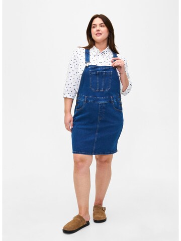 Zizzi Jurk 'Silja' in Blauw