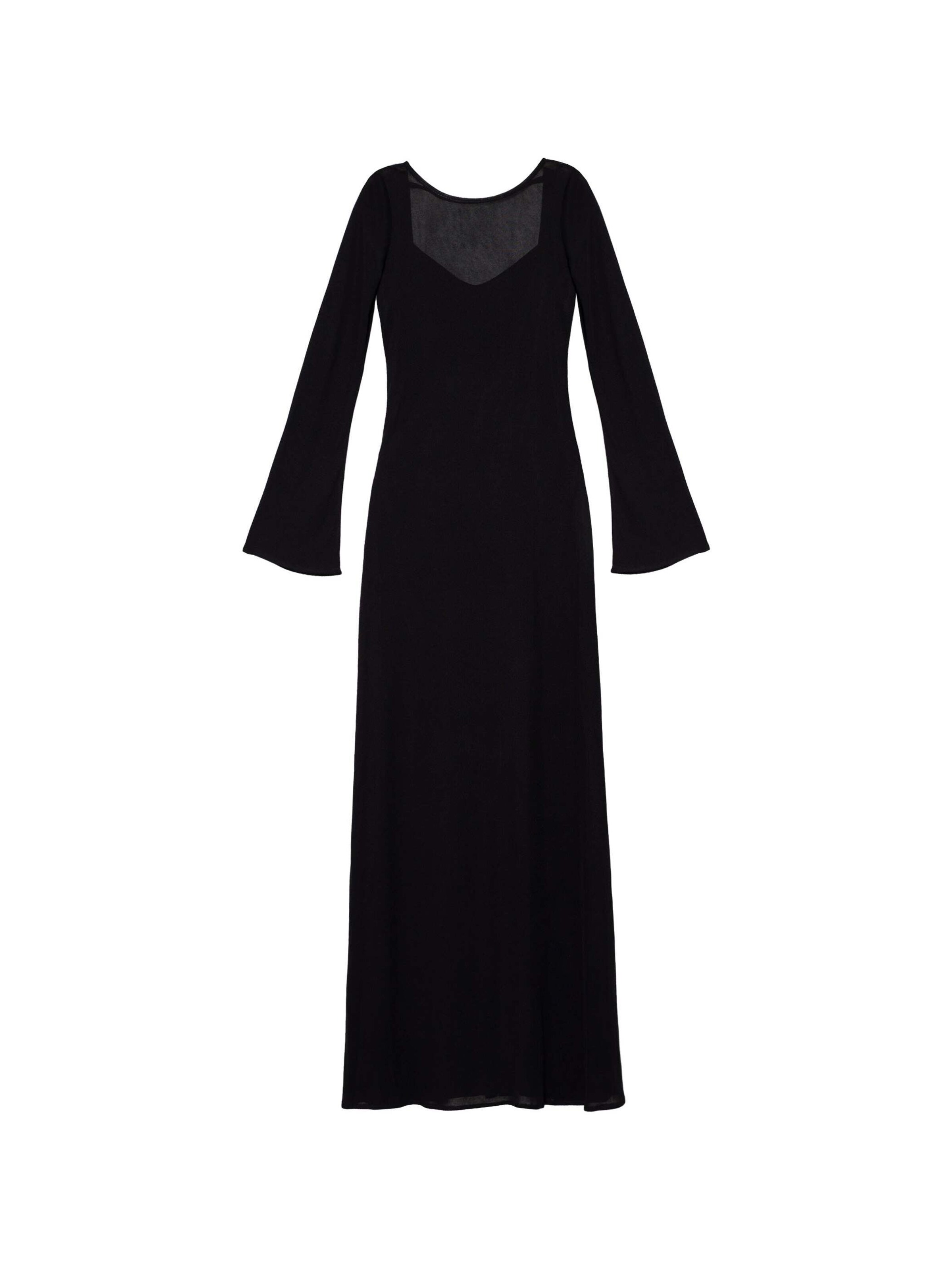 THE-ARE - Vestido de noche en negro: frente