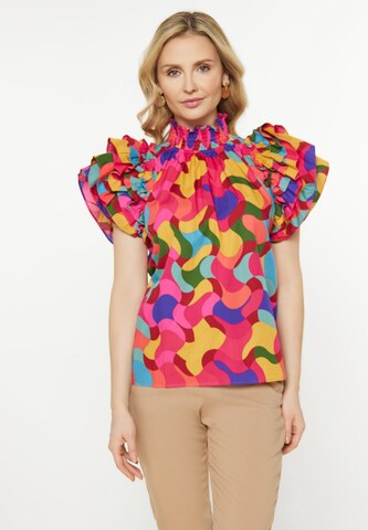 Usha Blouse 'Fashion Look' in Roze: voorkant