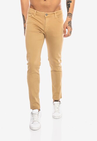 Redbridge Slimfit Jeans 'Saitama ' in Bruin: voorkant