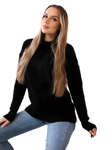 Lumera Sweter w kolorze czarny: przód