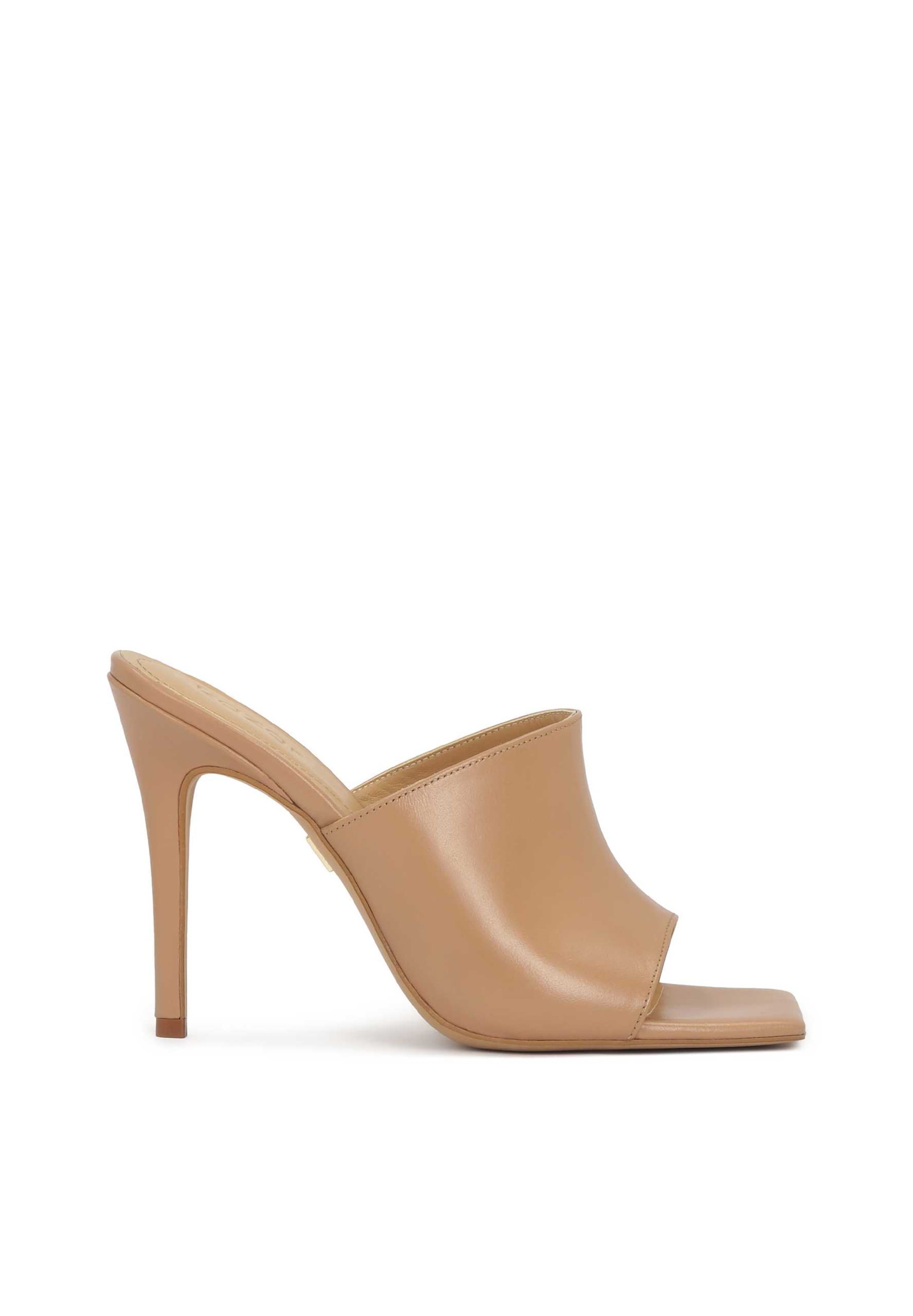 Mule Kazar en beige : devant