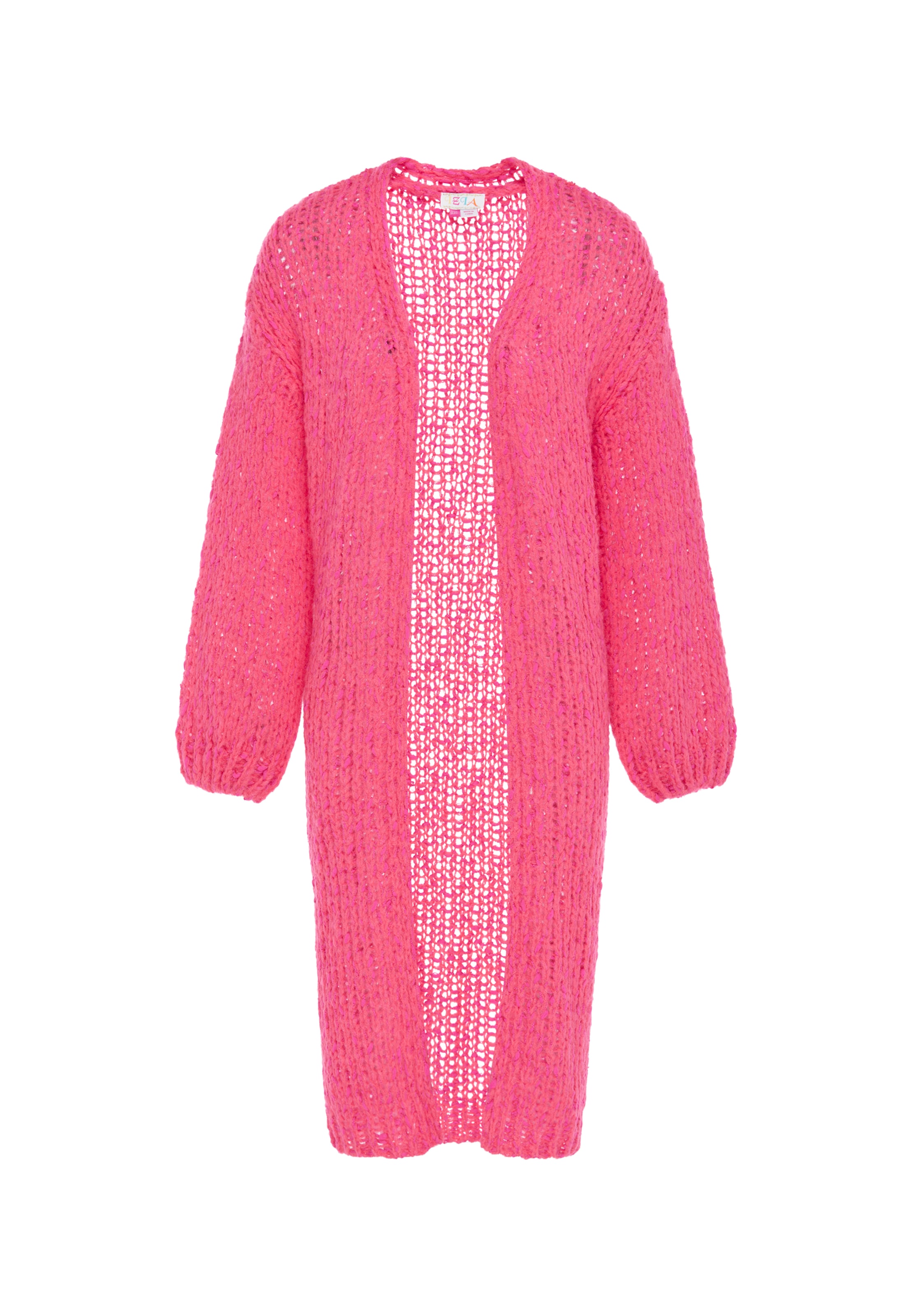 IZIA Gebreid vest in Roze: voorkant