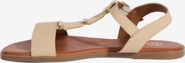 Desa Sandals 'Sandalen' in Beige: front