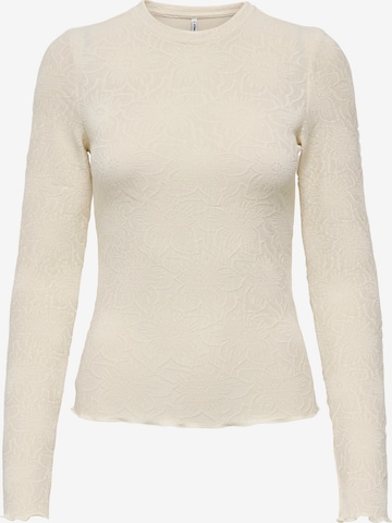 smėlio ONLY Marškinėliai 'ONLVELMA': priekis