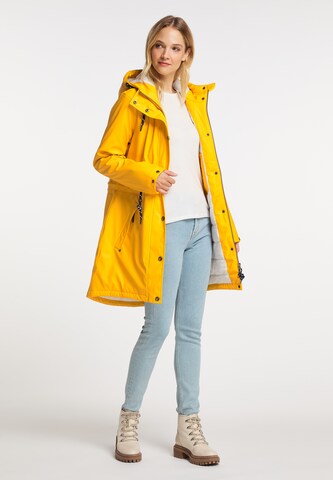 Schmuddelwedda Between-Seasons Coat in Yellow