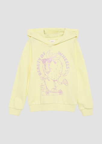 Sweat-shirt s.Oliver en jaune