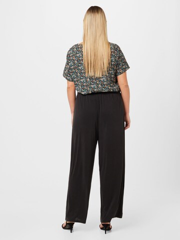 ABOUT YOU Curvy Wide leg Broek ' Caro ' in Grijs