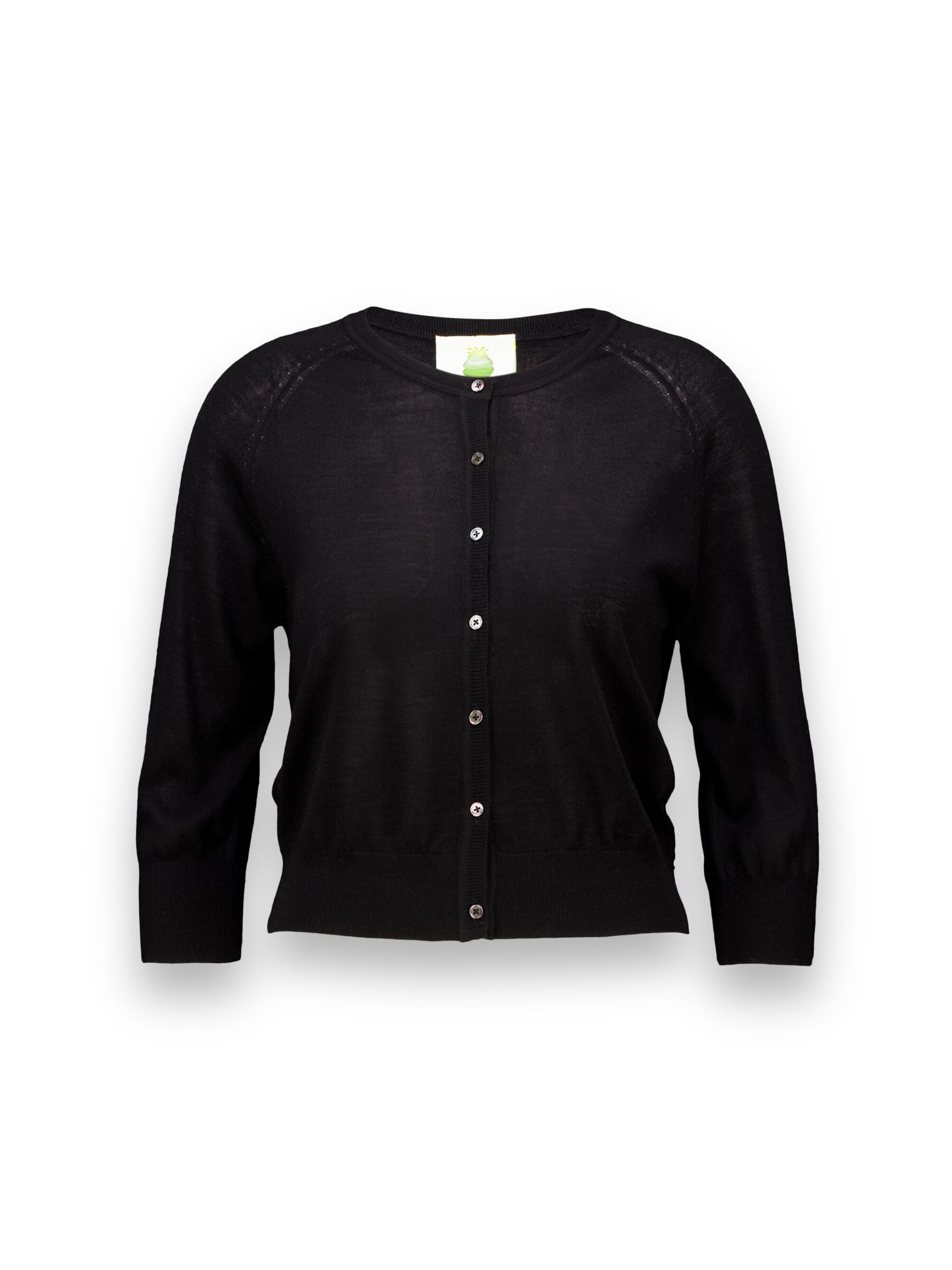 PRINCESS GOES HOLLYWOOD Strickjacke in Schwarz: Vorderseite