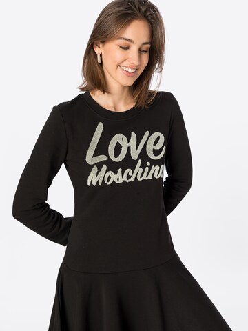 melns Love Moschino Kleita