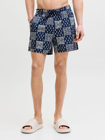 JACK & JONES Zwemshorts in Blauw: voorkant