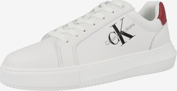 Baskets basses 'Seamus' Calvin Klein Jeans en blanc : devant